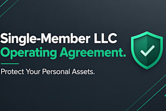 create a custom single member llc operating agreement for your business