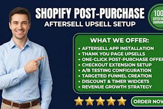 setup post purchase upsells using the cross sell and after sell app in shopify