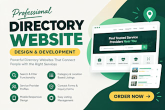 build a professional service directory website
