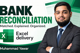 reconcile bank statements and quickbooks exports in excel