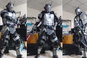 do 3d cosplay creation wearable 3d anime armor 3d props 3d fantasy knight helmet