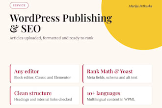 wordpress blog posting and on page SEO