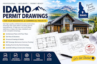 provide idaho structural engineering city permit drawings