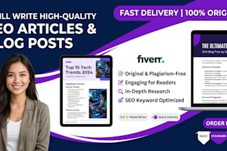write informative technology articles and productivity content