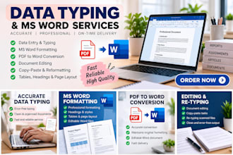 format and edit ms word documents professionally