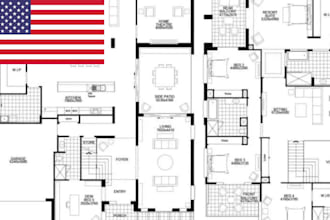 design a modern house facade, front elevation and exterior