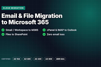 migrate your email and files to microsoft 365 and azure cloud