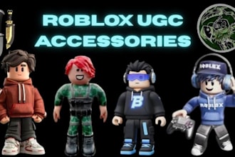 create custom 3d game assets and props for roblox