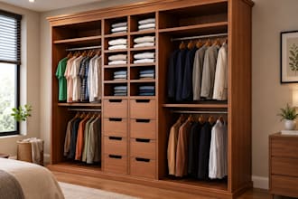 do custom furniture cad drawings for wardrobes, cabinets and detailed shop plans