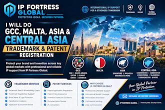 do gcc, malta, asia and central asia trademark and patent registration