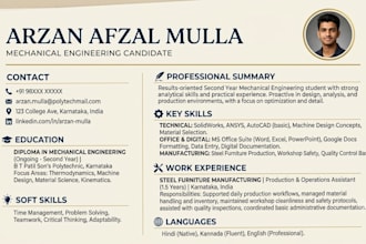 design professional clean resumes and translation