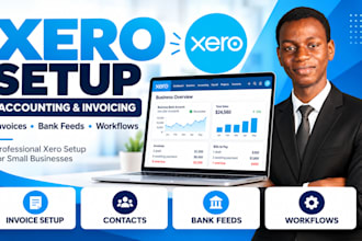 configure xero accounting, invoicing and business workflows