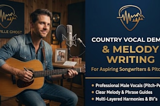 write a personalized male country song for your anniversary and wedding