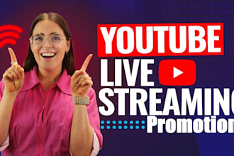 promote your youtube livestream to gain real viewers and grow your channel