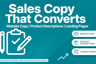 write persuasive sales copy that converts