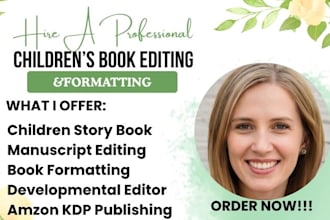 edit proofread children book children book formatting amazon book publishing