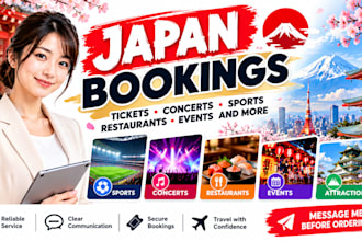 book any japan tickets, concerts, restaurants, events and more