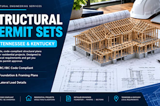 provide a structural permit set for tennessee and kentucky