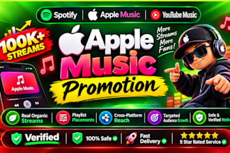 do organic apple music promotion, spotify music promotion for audience growth