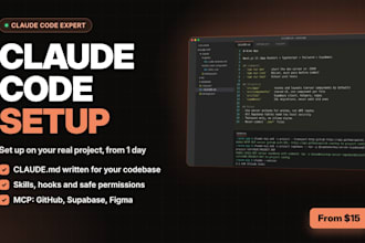 do claude code setup with claude md, skills, mcp and hooks for your project