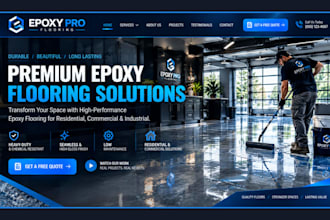 be your website design, lead generation expert for epoxy flooring contractors
