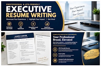 write a professional resume and CV