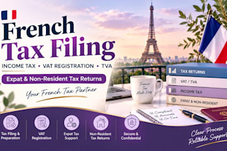 do your french tax filing, vat registration and income tax, tax return