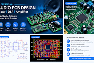 design multichannel audio mixer dsp and amplifier pcbs