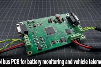 design a can bus for battery monitoring and vehicle telemetry