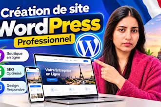 build a professional french wordpress website and woocommerce store