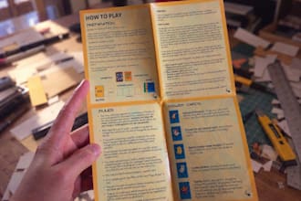 write the instructions rulebook for your board game