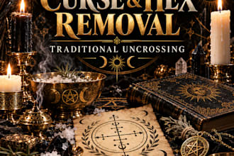 perform a curse removal spell, hex cleansing and uncrossing ritual