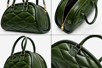 design premium luxury bag tech packs for manufacture and 3d renders