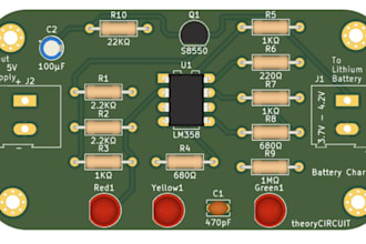 design lithium battery charger pcb, bms and power management circuit