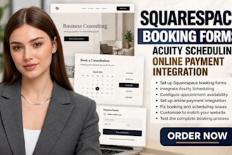 fix squarespace booking forms acuity scheduling online payment integration