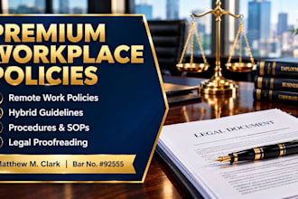 legally proofread and edit your work from home policy