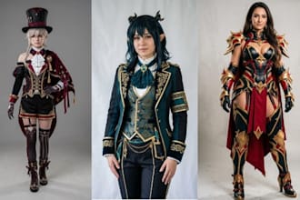 sew custom cosplay costume anime outfit of your favorite game characters
