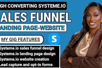 do systeme io sales funnel, landing page, systeme io website, systeme io funnel