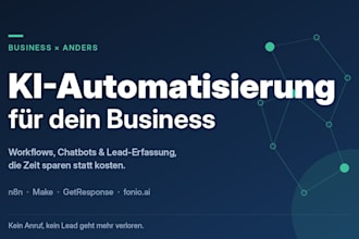 ki automatisierung für dein business, chatbots und workflows die zeit sparen