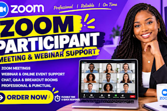 attend zoom meeting be your zoom assistant google meet webinar meet as virtuual