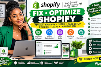fix optimize shopify payment gateway speed page setup policies legal manage SEO