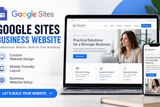 build a professional google site business website