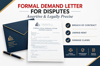 draft a demand letter for property dispute resolution
