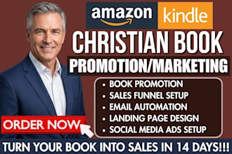 do christian book promotion, ebook marketing, amazon kindle ads promo sales