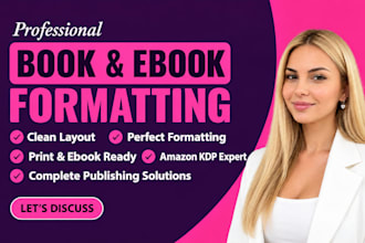 book formatting for print book and ebook