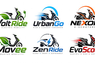 design a professional electric, motorbike, mobility, transportation scooter logo