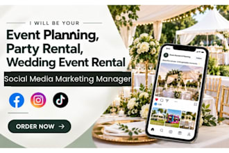 be your party rental, event rental,flyer design, social media marketing expert
