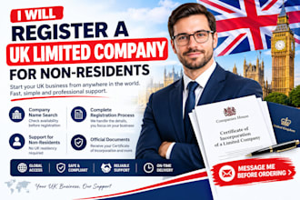 register UK ltd company for non residents
