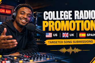 submit your new release to college radio stations for airplay consideration