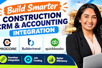 setup procore buildertrend construction CRM quickbooks integration job costing